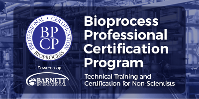 Bioprocess Professional Certification Program